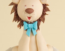 'Boys Birthday / Christening' cake - Lion cake topper by Marion Frost